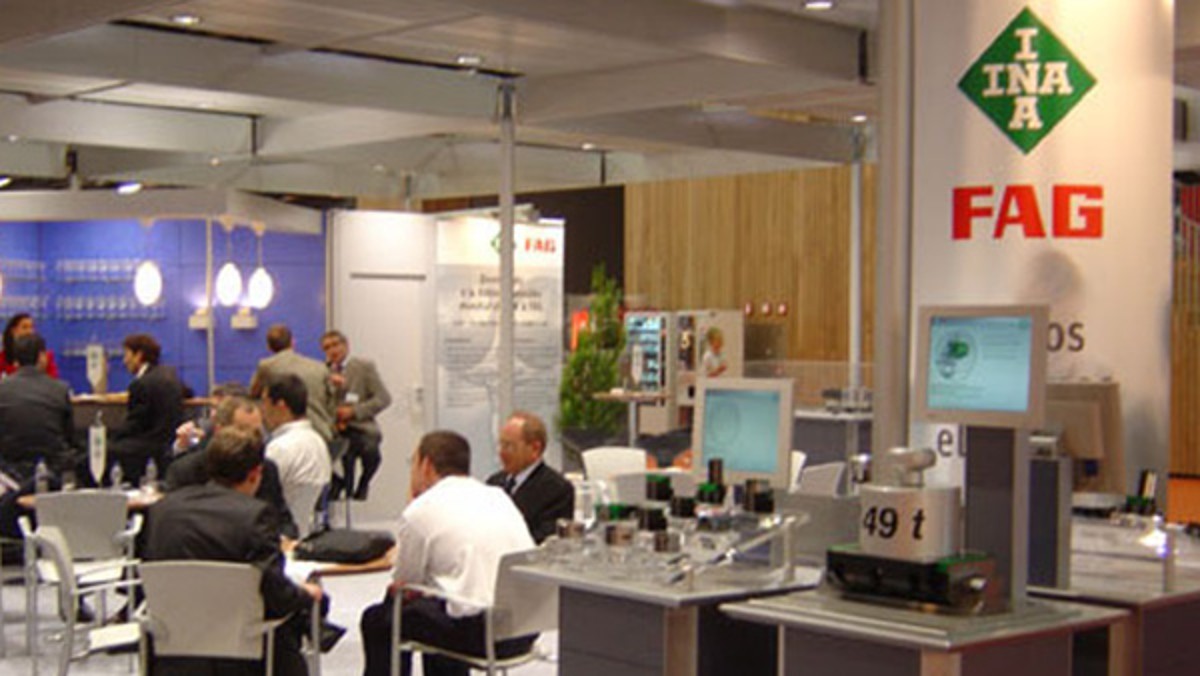 INA y FAG se presentan por primera vez de forma conjunta en la 23 BIEMH, Bienal Española de la Máquina-Herramienta, en Bilbao.