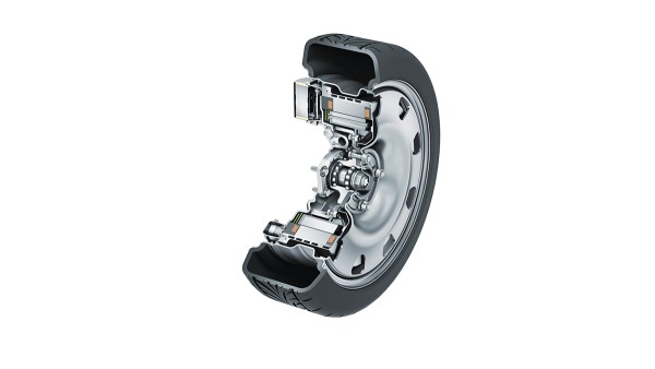 Acionamentos de cubo de roda elétricos