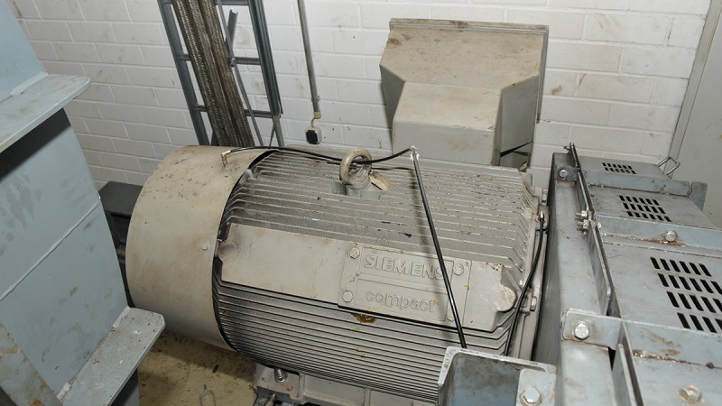 Lubrificação automática de um ventilador de grande tamanho na BMW