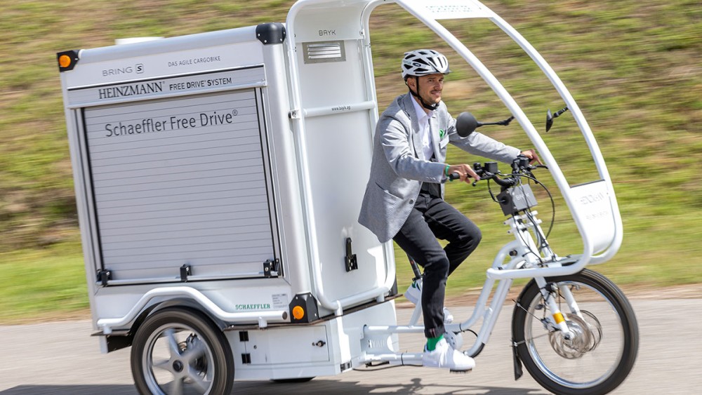 Arranca la flota con transmisión sin cadena de Schaeffler para bicicletas  eléctricas de carga, Notas de prensa